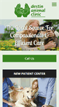 Mobile Screenshot of animalclinicdestin.com